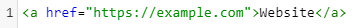 Exemple du code html