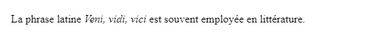 code balise i result