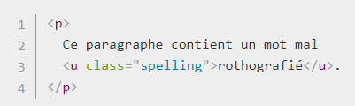 code balise u