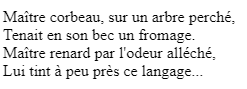 Résultat du code html