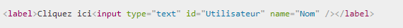 Exemple code html